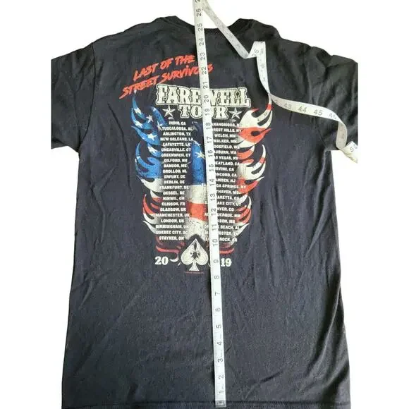 Lynyrd Skynyrd Gildan T Shirt band Farewell tour concert USA 2018-2019 Sz Small - Picture 5 of 8